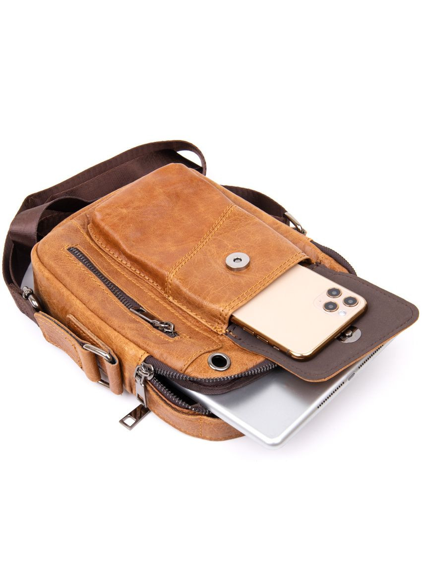 Мессенджер с отверстием для наушников мужской 20416 Vintage (366880764)