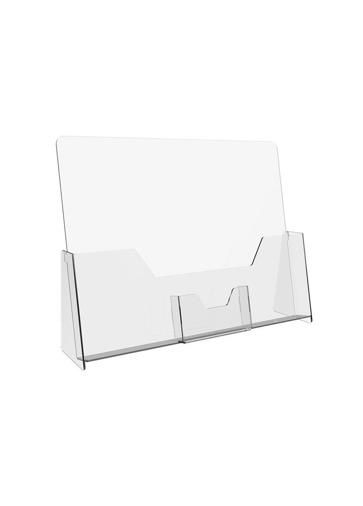 Буклетница настольная А5 горизонтальная с визитницей Ekostar (368306978)