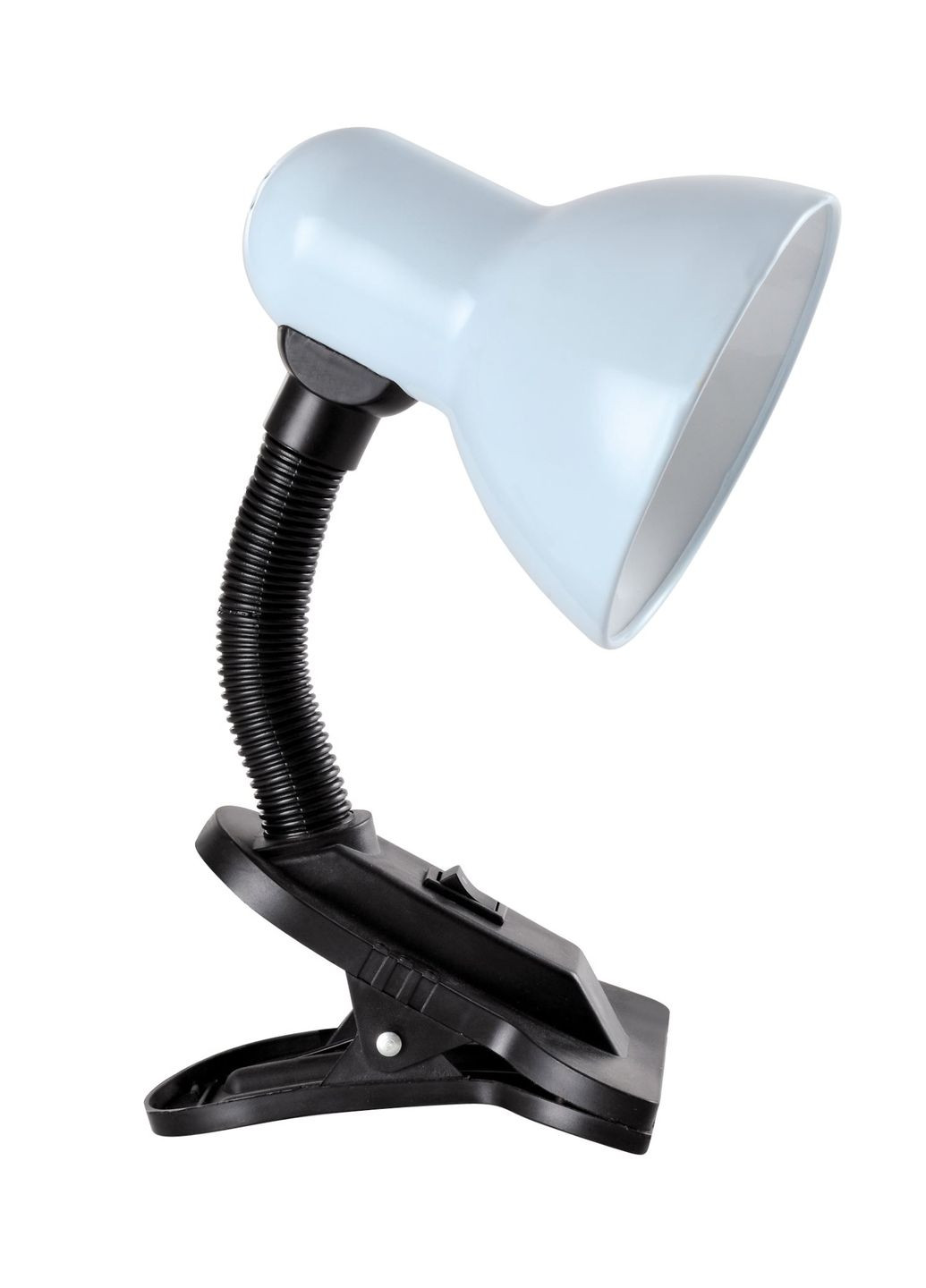 Лампа настільна TY 1108B на одну лампочку з прищіпкою (біла) Sirius (269795040)