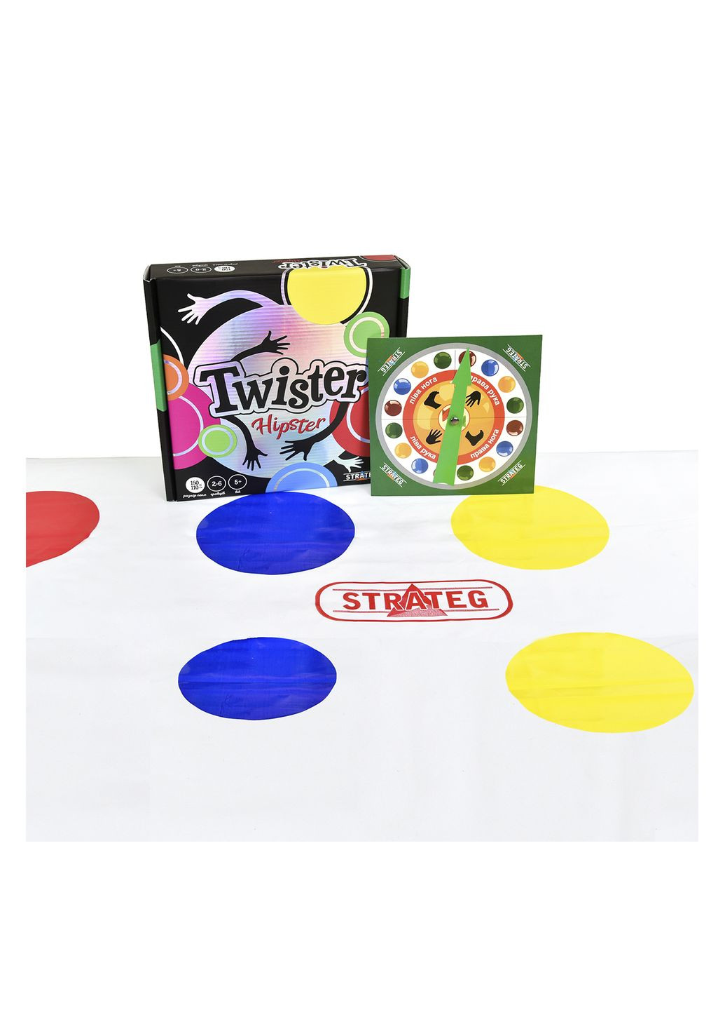 Развлекательная игра “Twister-hipster” цвет разноцветный CB-00260084 Strateg (314888717)