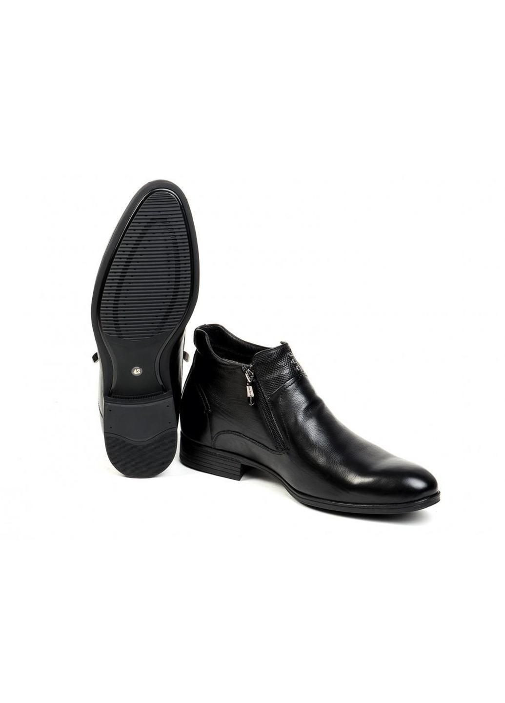 Черные зимние ботинки 7164118 цвет черный Carlo Delari