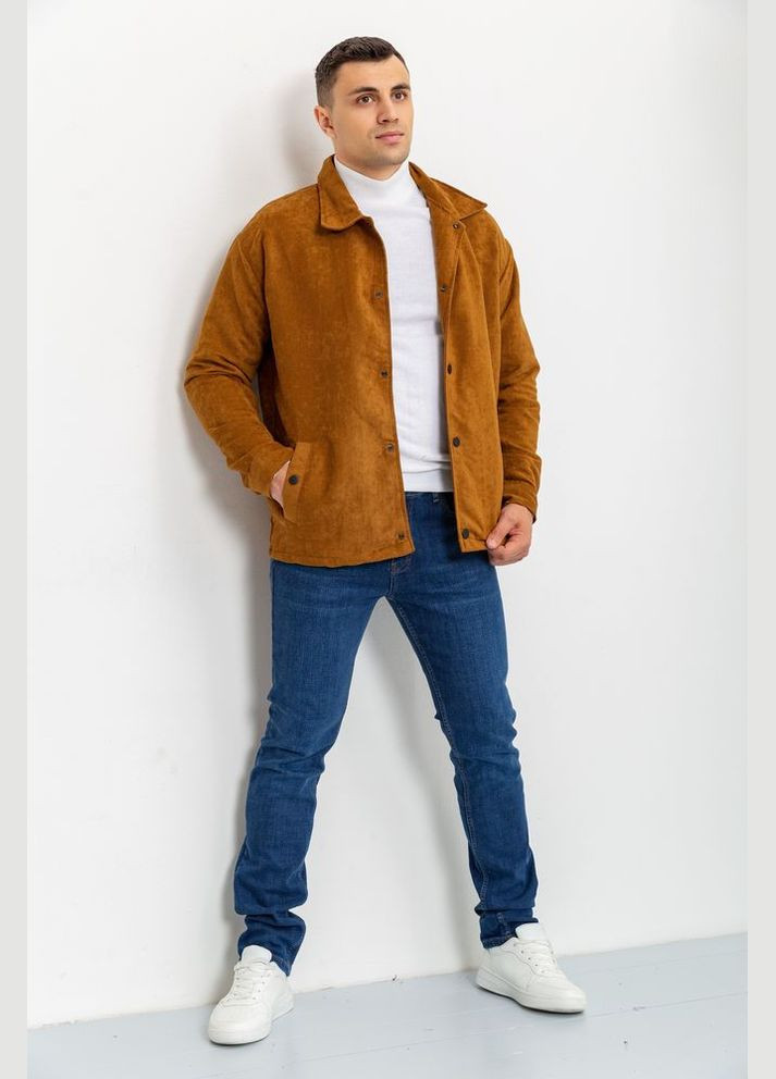 Горчичная демисезонная мужская на кнопках 131r3022 Ager Ветровка