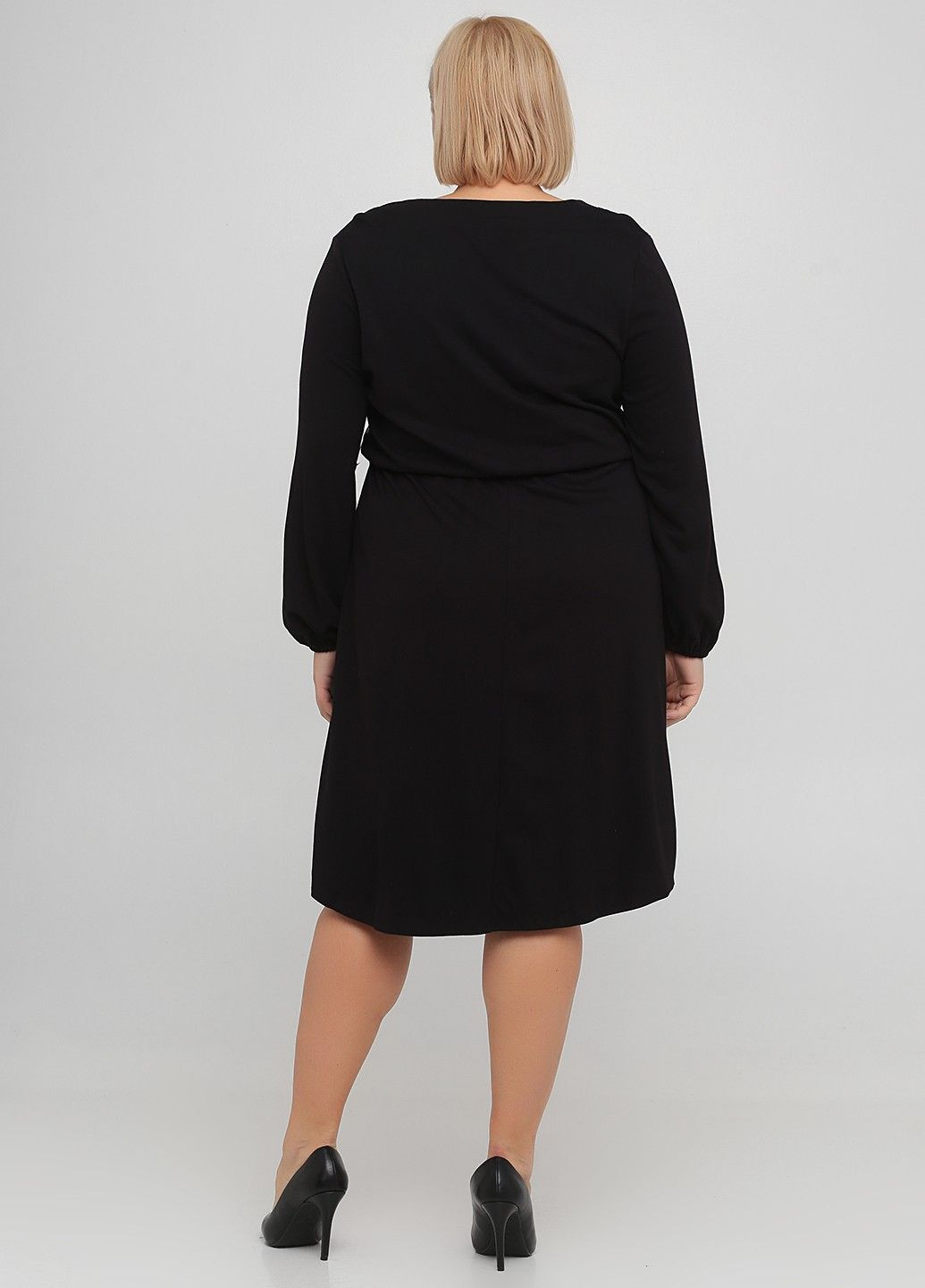 Черное кэжуал платье Old Navy однотонное