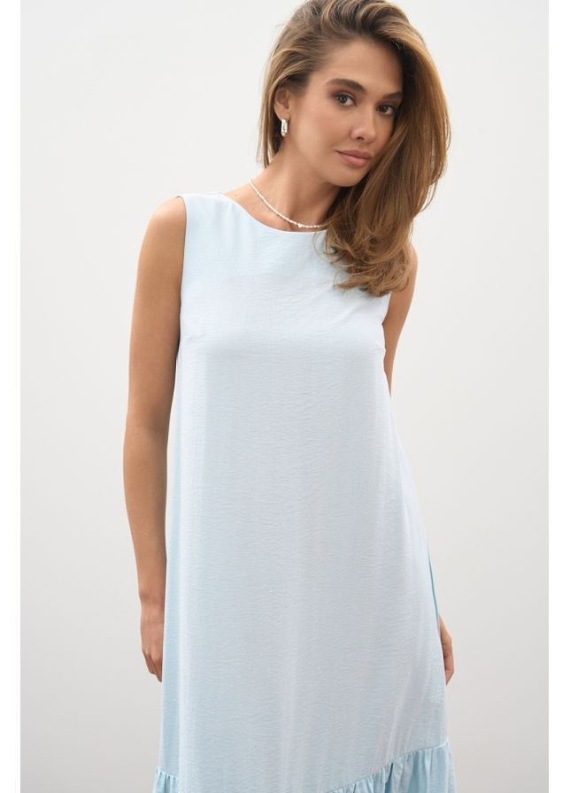 Светло-голубое платье 3051 Triko Bakh