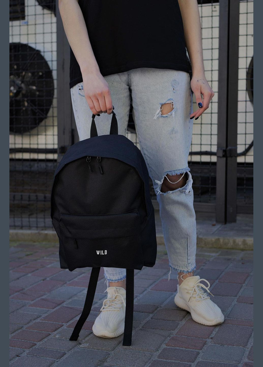 Жіночий Повсякденний Рюкзак Шкільний Compact З Принтом Wild Without (345565094)