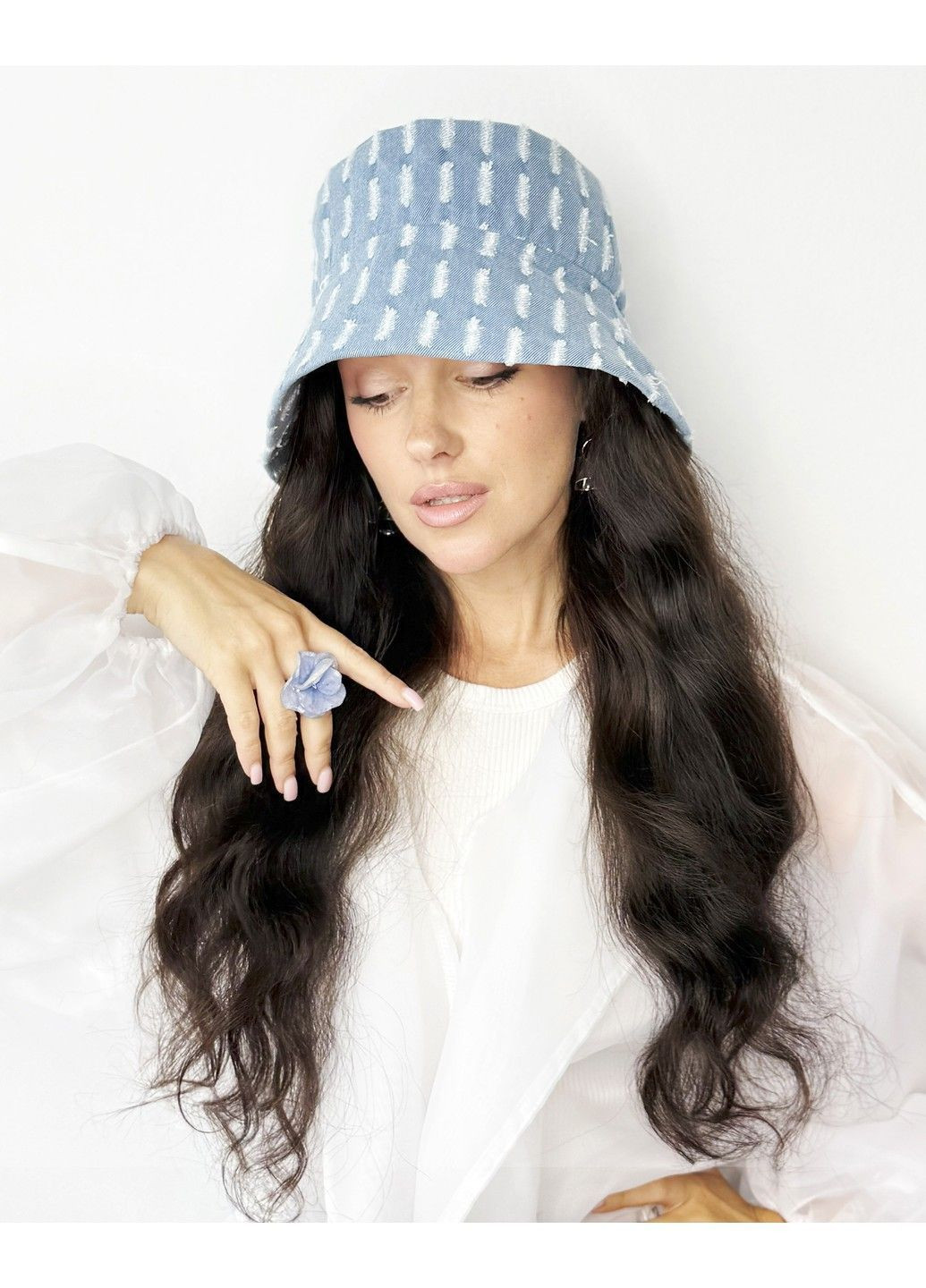 Панама Денім крафт BANDANA QUEEN (365655020)