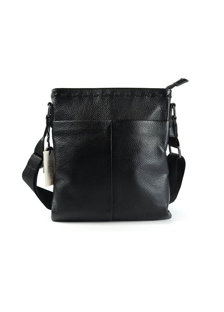 Чоловіча шкіряна маленька сумка через плече на блискавці No Brand (305822018)