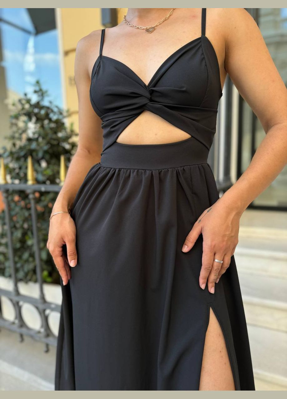 Чорна святковий, повсякденний, вечірня сукня Україна однотонна