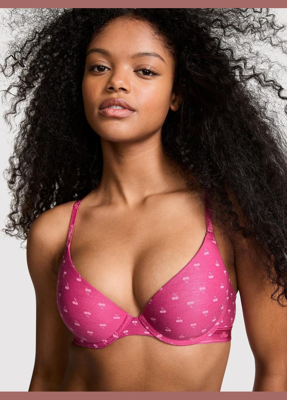 Рожевий бюстгальтер wear everywhere push-up Victoria's Secret бавовна