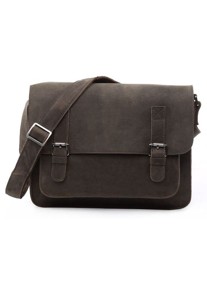 Сумка чоловіча шкіряна через плече 14097 Сіра Vintage (302009029)