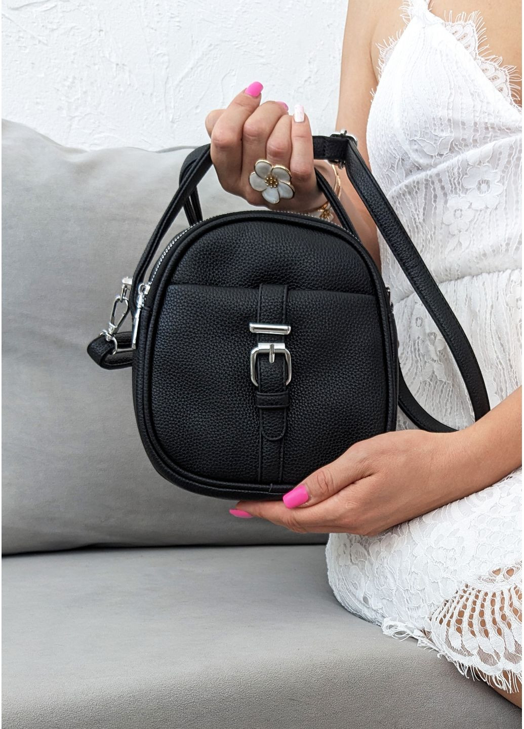 Містка жіноча сумка-рюкзак на кожен день InFashion Сумка (360751152)