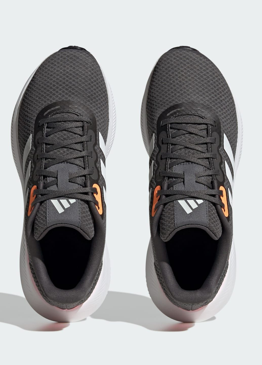 Сірі всесезонні кросівки runfalcon 3 adidas