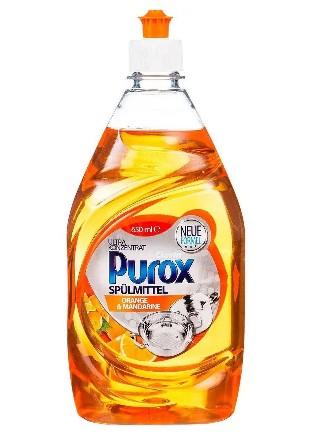 Средство для мытья посуды Orange & Mandarine 650 мл Purox (278048627)