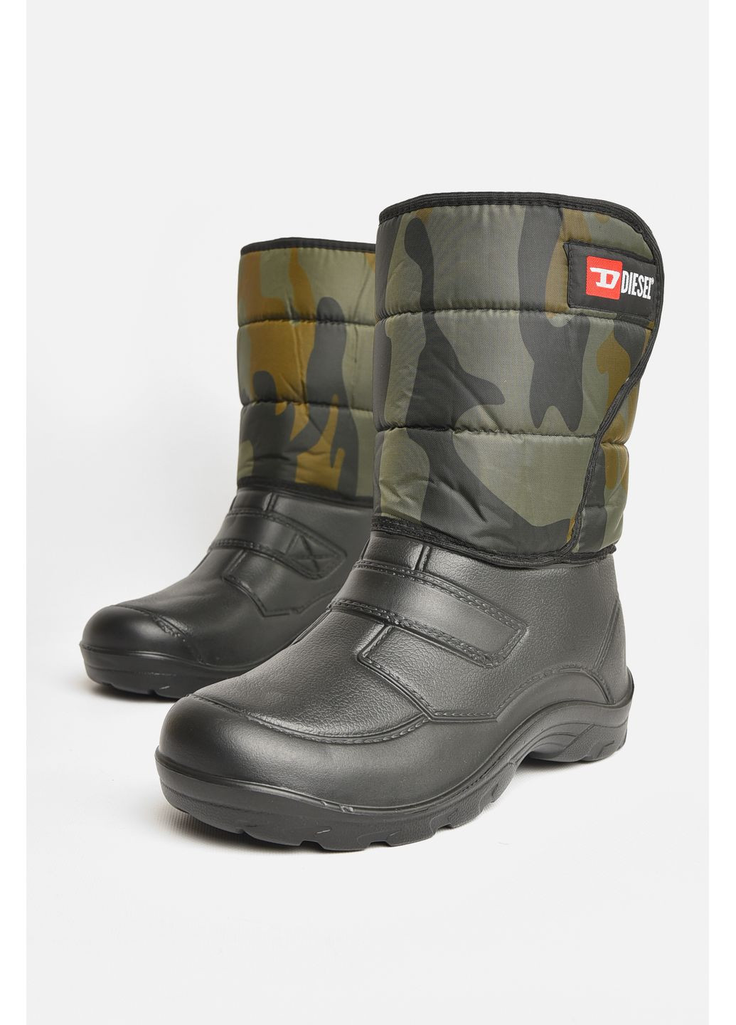 Дутики чоловічі піна на хутрі чорного кольору Let's Shop (367048949)