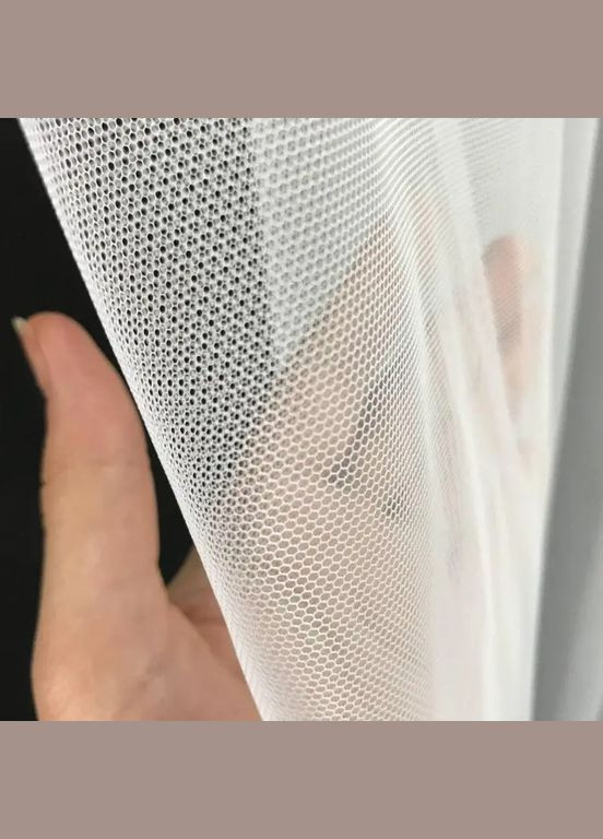 Тюль на люверсах из фатина белая и кремовая 500Х270 NOW BRAND (346058107)