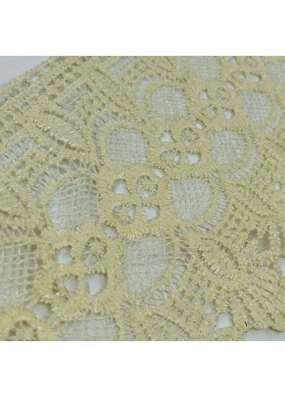 Мереживо макраме 12 см (13 м) Колір - Молочний (17-L0370-1) Plus-plus (352746411)