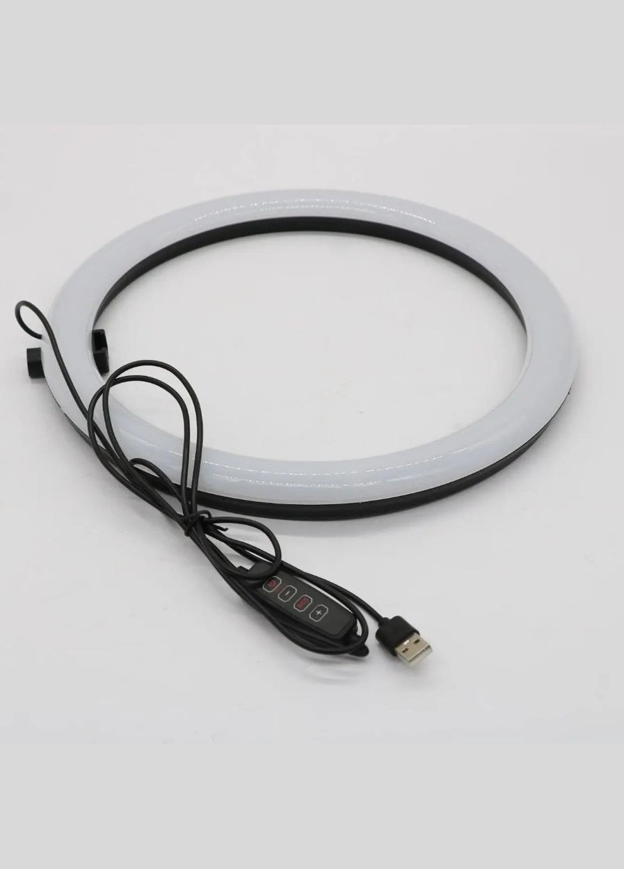 Кільцева лампа RGB 30 см Ring Light Лампа для блогера Tik-Tok з тримачем для телефону та штативом 2,1 метра кругла 30 см No Brand (326800192)