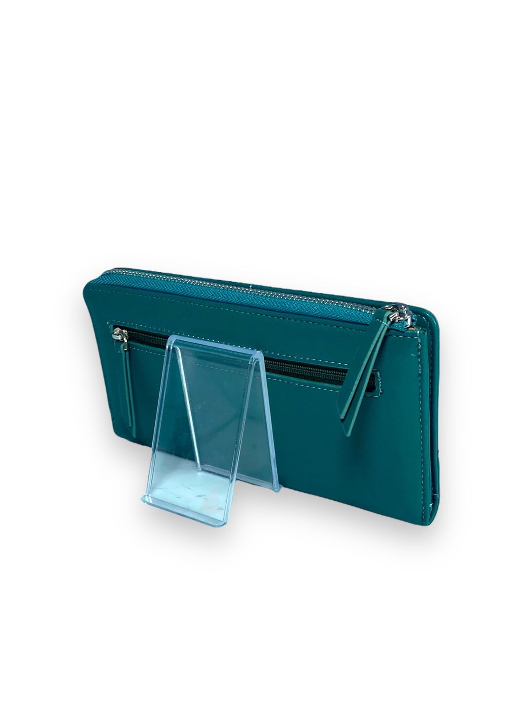 Жіночий гаманець екошкіра 1 відділення 8 осередків для карт розмір: 20*11*3 см зелений Saralyn (266912035)