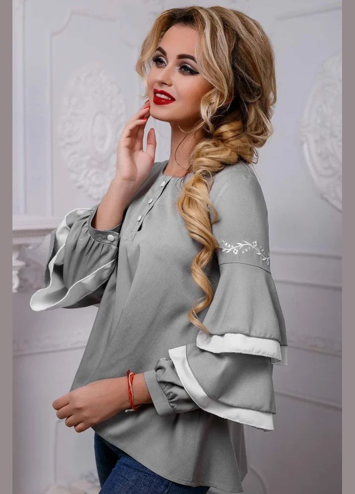 Сіра блуза Seventeen