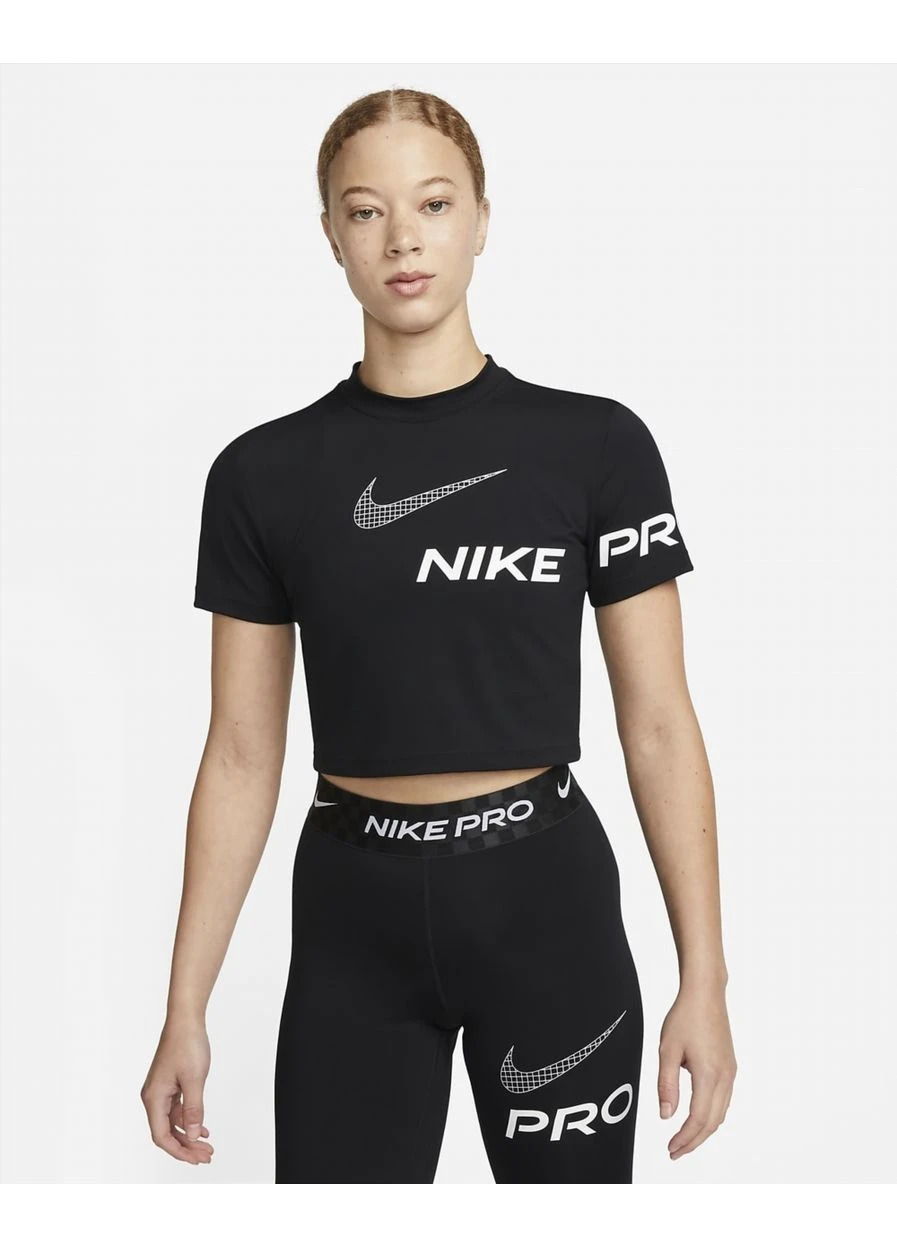 Футболка Df Grx Ss Crop Top Black Dx0078-010 Nike - (398029553)