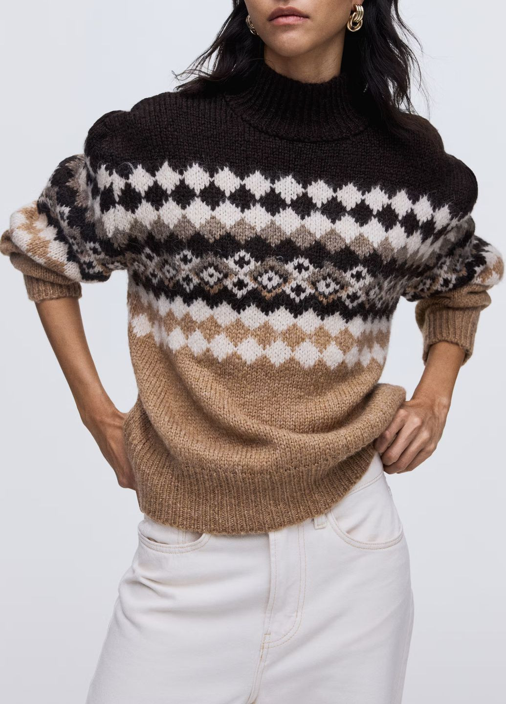 Комбінований демісезонний светр H&M