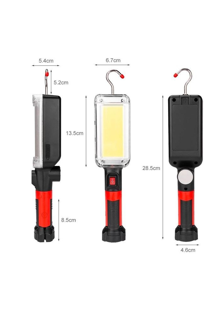 Фонарь светодиодный -B 20 Вт с поворотным крючком черный (1756375611) OEM ZJ-8859 (335008779)