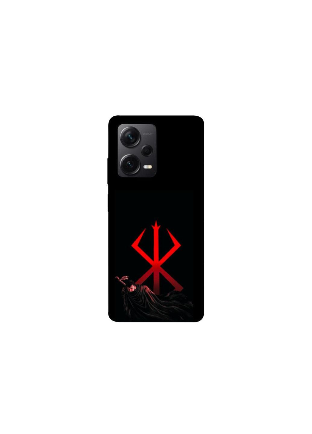 Чехол на Xiaomi Redmi Note 12 Pro+ 5G Berserk Red Logo Frontalka (354352783)