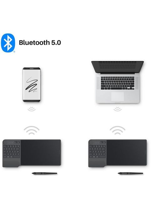 Графічний планшет (KD200) Huion Inspiroy Keydial KD200 (322032329)