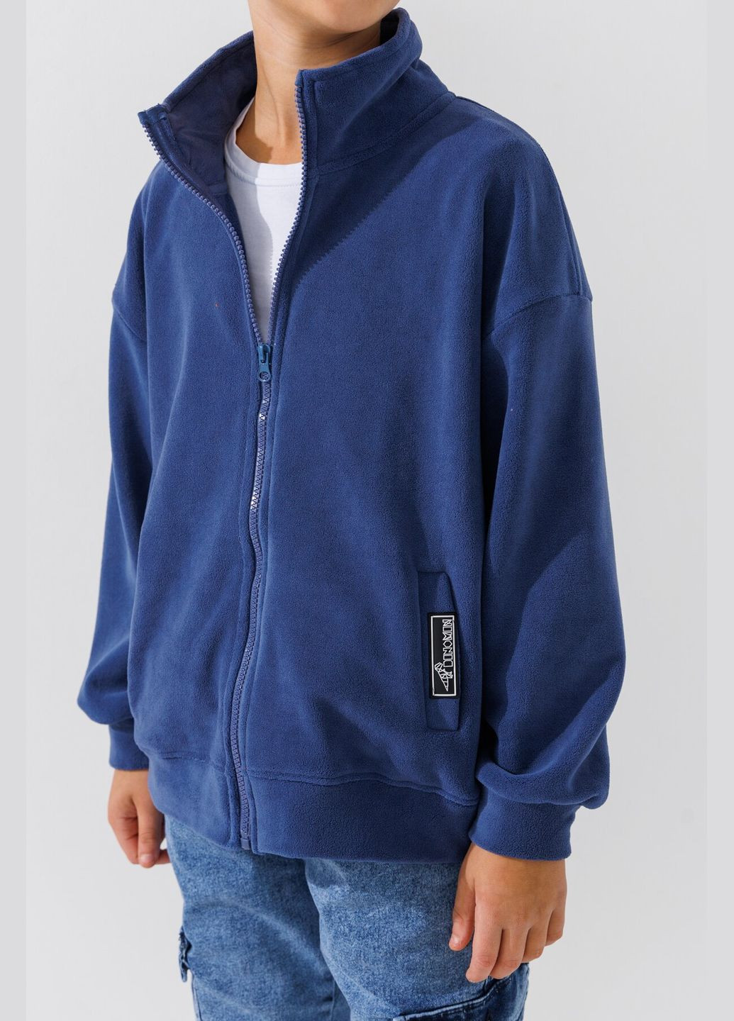 Кофта однотонная для мальчика Lizi 24867 134 см shop (2000990783042) Lizi Kids (363018893)