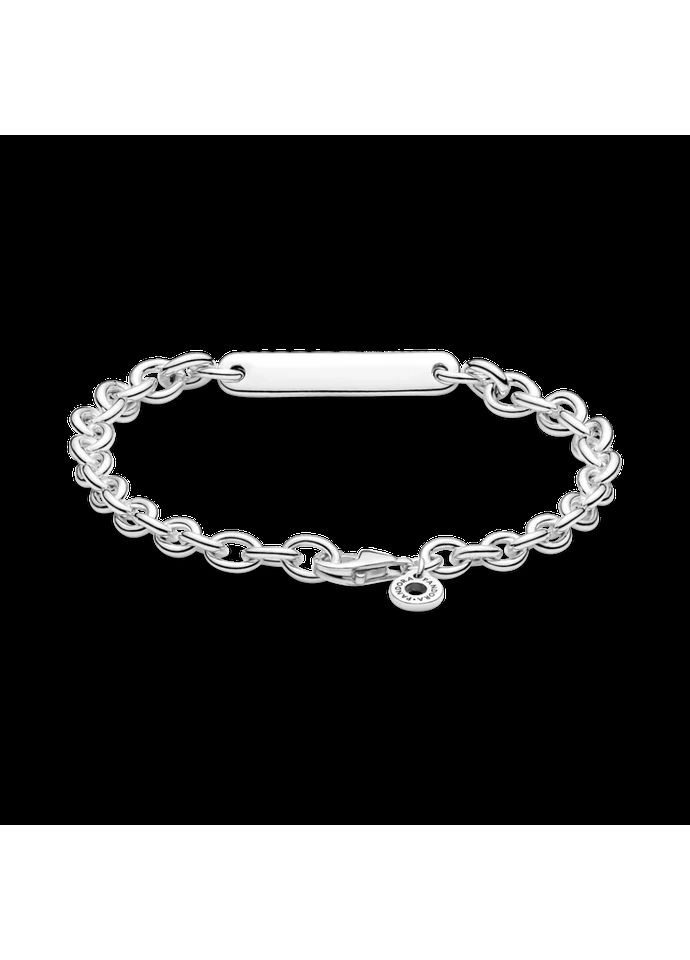 Серебряный браслет Пандора со звеном для гравировки 17 599523C00 Kabluchka (355347103)