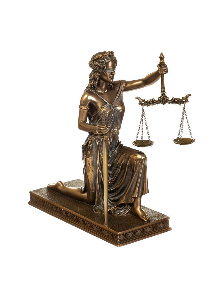Статуэтка настольная Богиня правосудия Фемида 26х9х20 см 77560 Veronese (302239126)