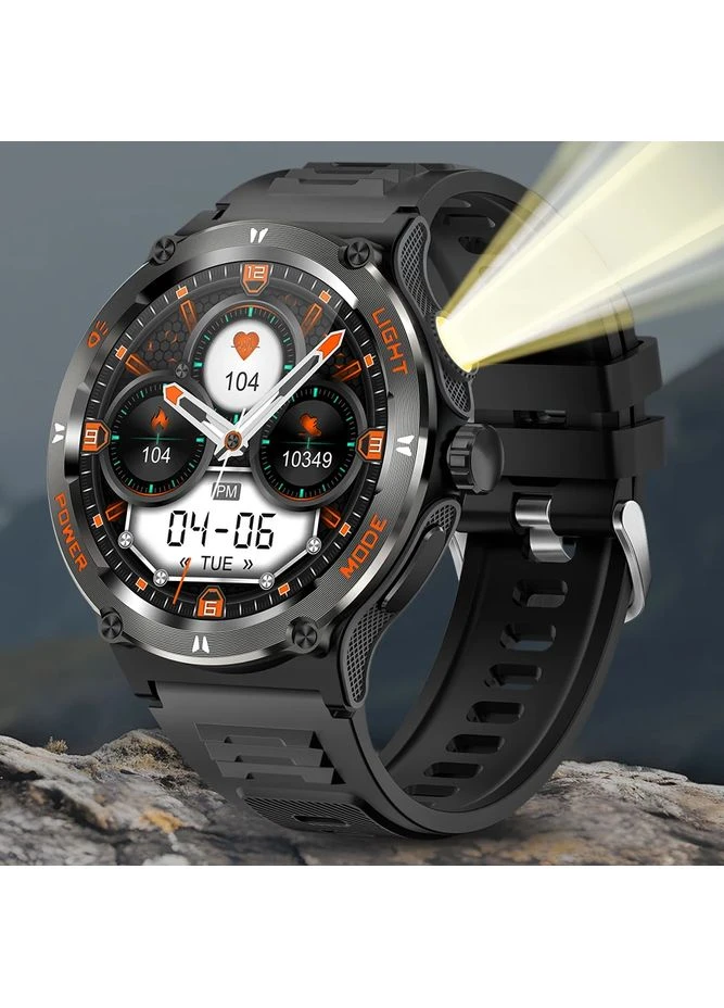 Розумний годинник Smart Advanture OLED 360x360 мм полікарбонат чорний 48,5х13,2 см No Brand (401850479)