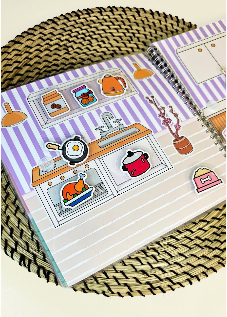 Книжечка на липучках "Дом маленьких принцесс Тока Бока" No Brand (370952770)