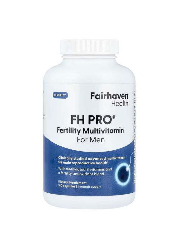 Репродуктивне здоров'я чоловіків, FH Pro for Men,, мультивітаміни, 180 капсул Fairhaven Health (362370835)