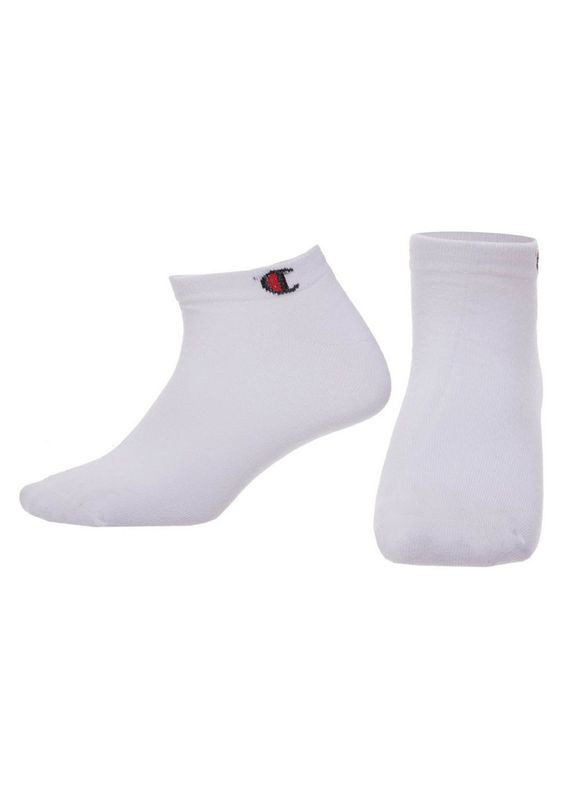 Белые носки спортивные укороченные champion a142 (06508352) FDSO (316221369)