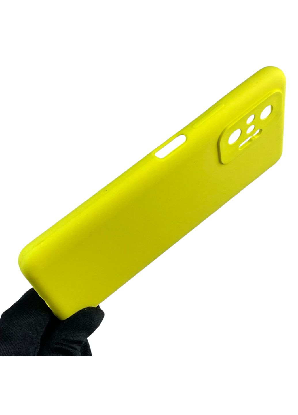 Чехол для Redmi Note 10 Pro 4G силиконовый с микрофиброй на сяоми редми нот 10 про 4г желтый Xiaomi (366386198)