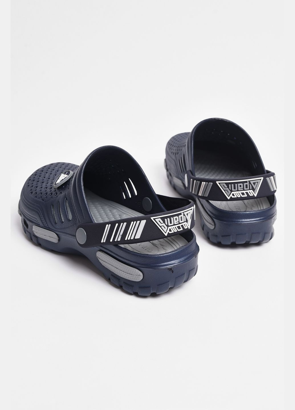 Крокси чоловічі темно-синього кольору Let's Shop (290011269)