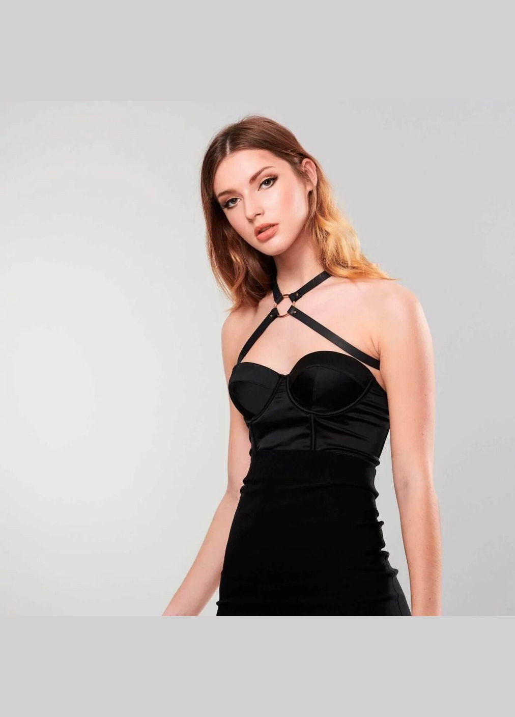 Портупея MAZE — Cross Chest Harness Black Bijoux Indiscrets (297656513)