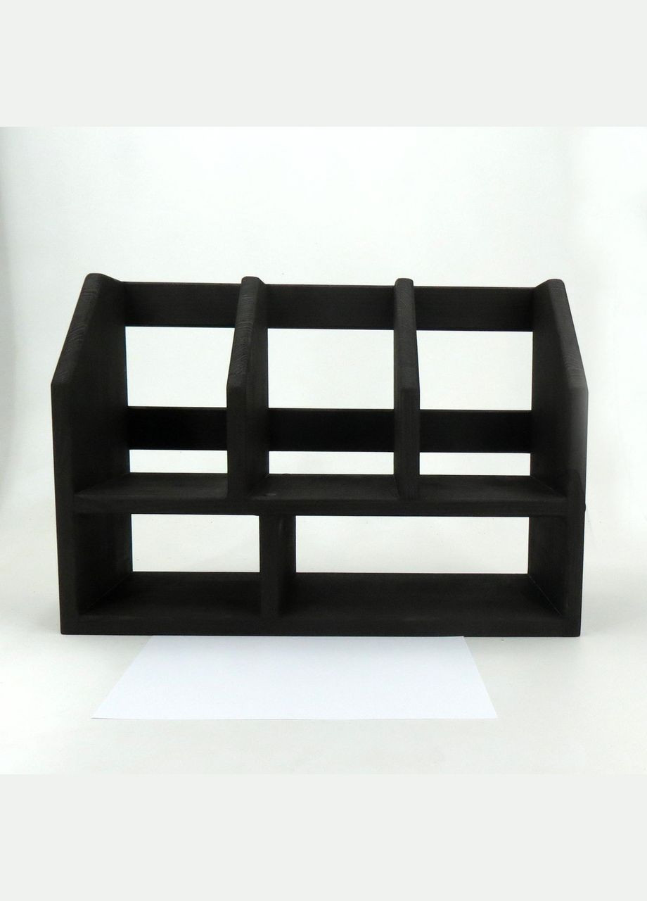 Книжкова полиця настільна з дерева Єсенін 35 венге (КПЛ-351212) No Brand (328415326)