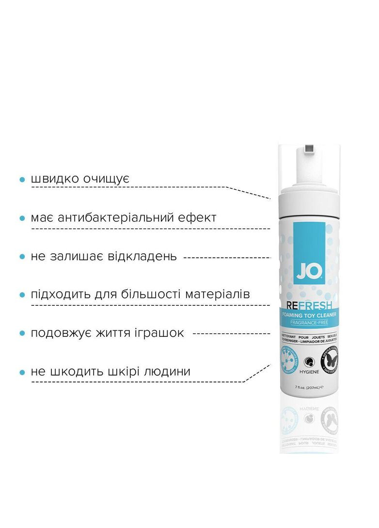 Пенка для ухода за сексигрушками REFRESH (200 мл) System JO (315012593)