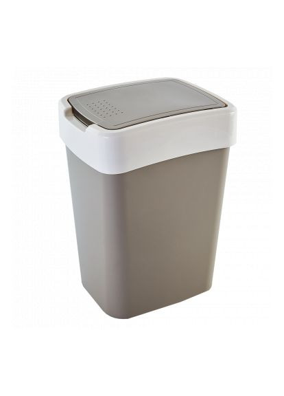 Відро Євро для сміття 10 л 122066-какао/б.троянда Алеана (282750270)