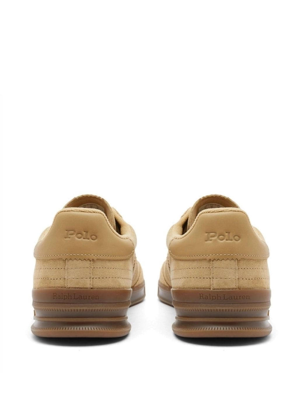 Коричневые демисезонные кроссовки Ralph Lauren