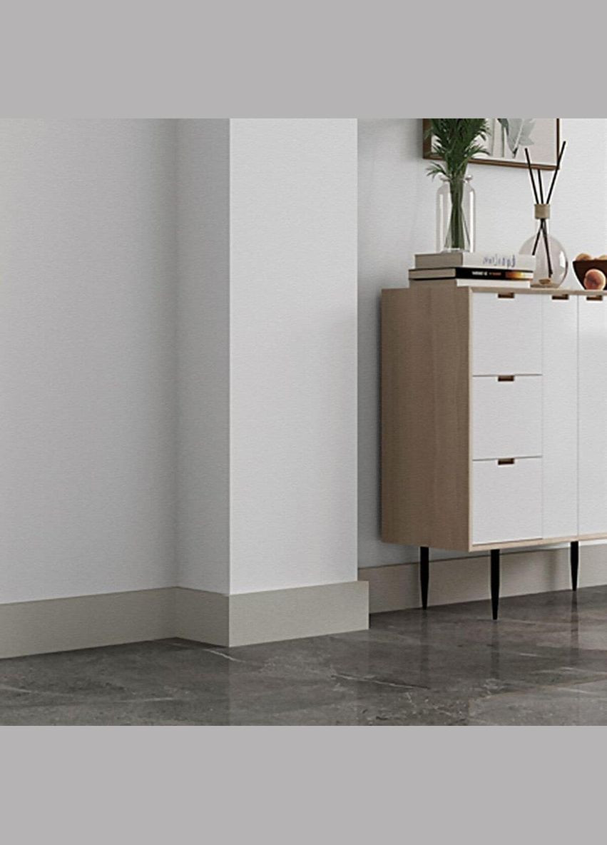 Плінтус вініловий самоклеючий 5000х100х2мм Глянцсовий (D) SW-00002121 Sticker Wall (315348997)