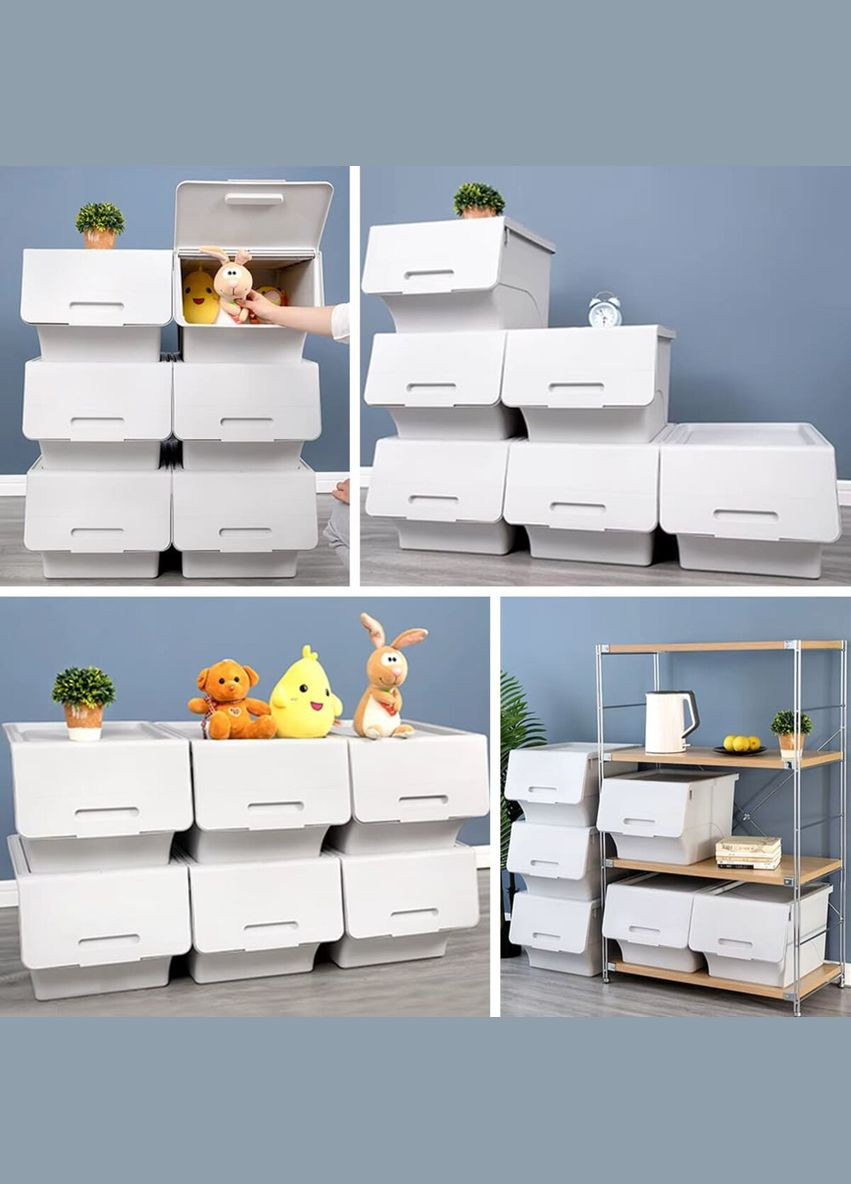 Контейнер для хранения 45.5х28.5х31см Белый SW-00002421 Sticker Wall (315791333)