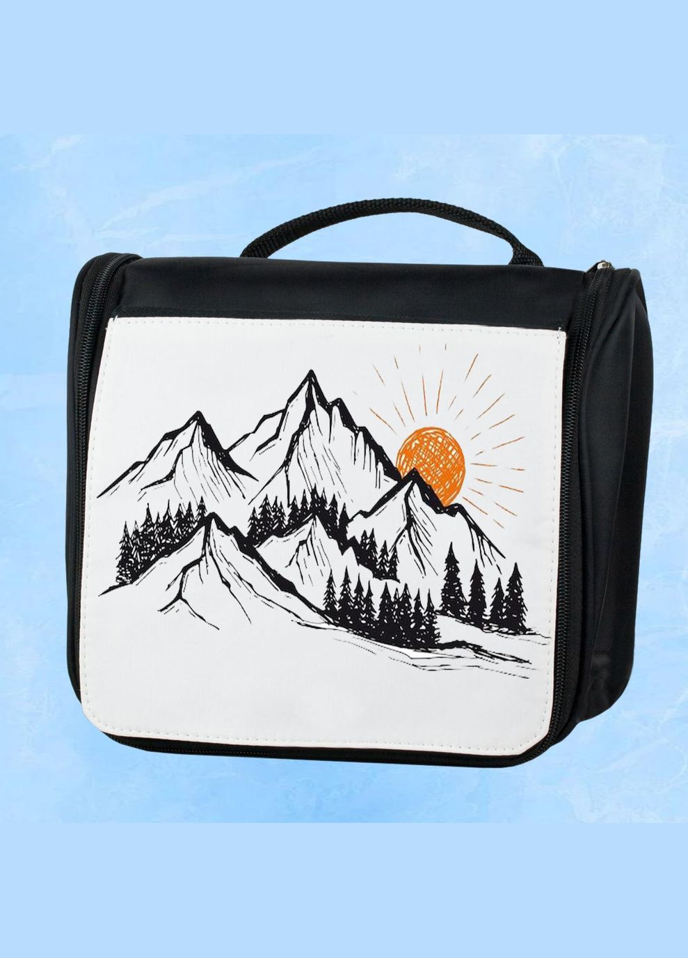 Дорожная сумка - органайзер для косметики несессер Кемпинг #22 Черная No Brand (318677176)