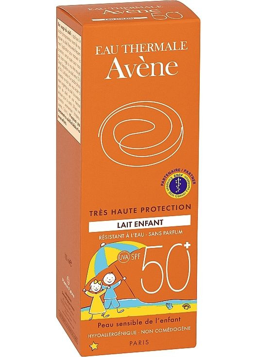 Солнцезащитный лосьон для чувствительной кожи детей Sun SPF50+ 100ml (255581-31019470) Avene (368612653)