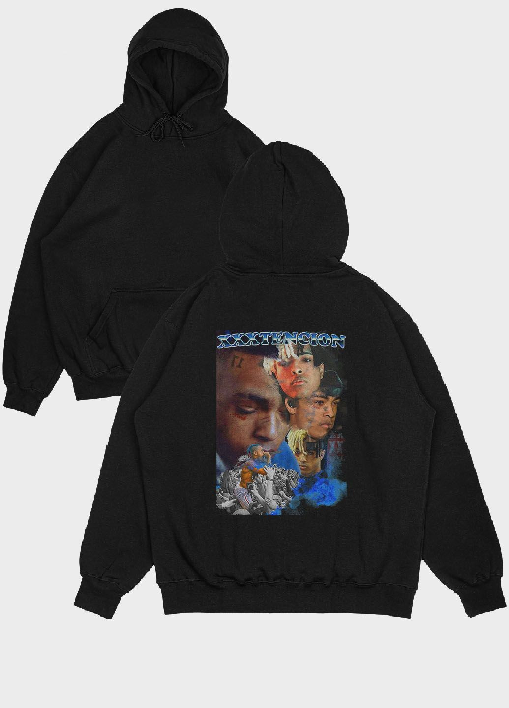 Жіноче худі з принтом Hip-Hop/XXXTENTACION (HD004-7-BL-004-1-043-F) Modno (276965076)