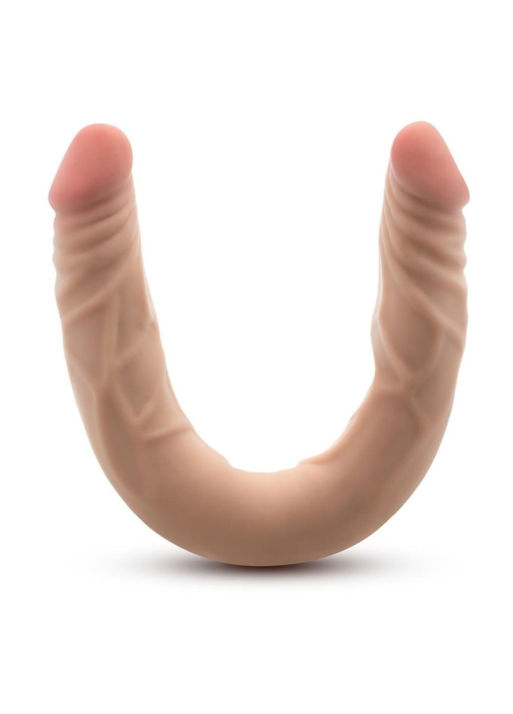 Двухсторонний реалистичный фаллоимитатор Dr. Skin телесный Blush (328961229)
