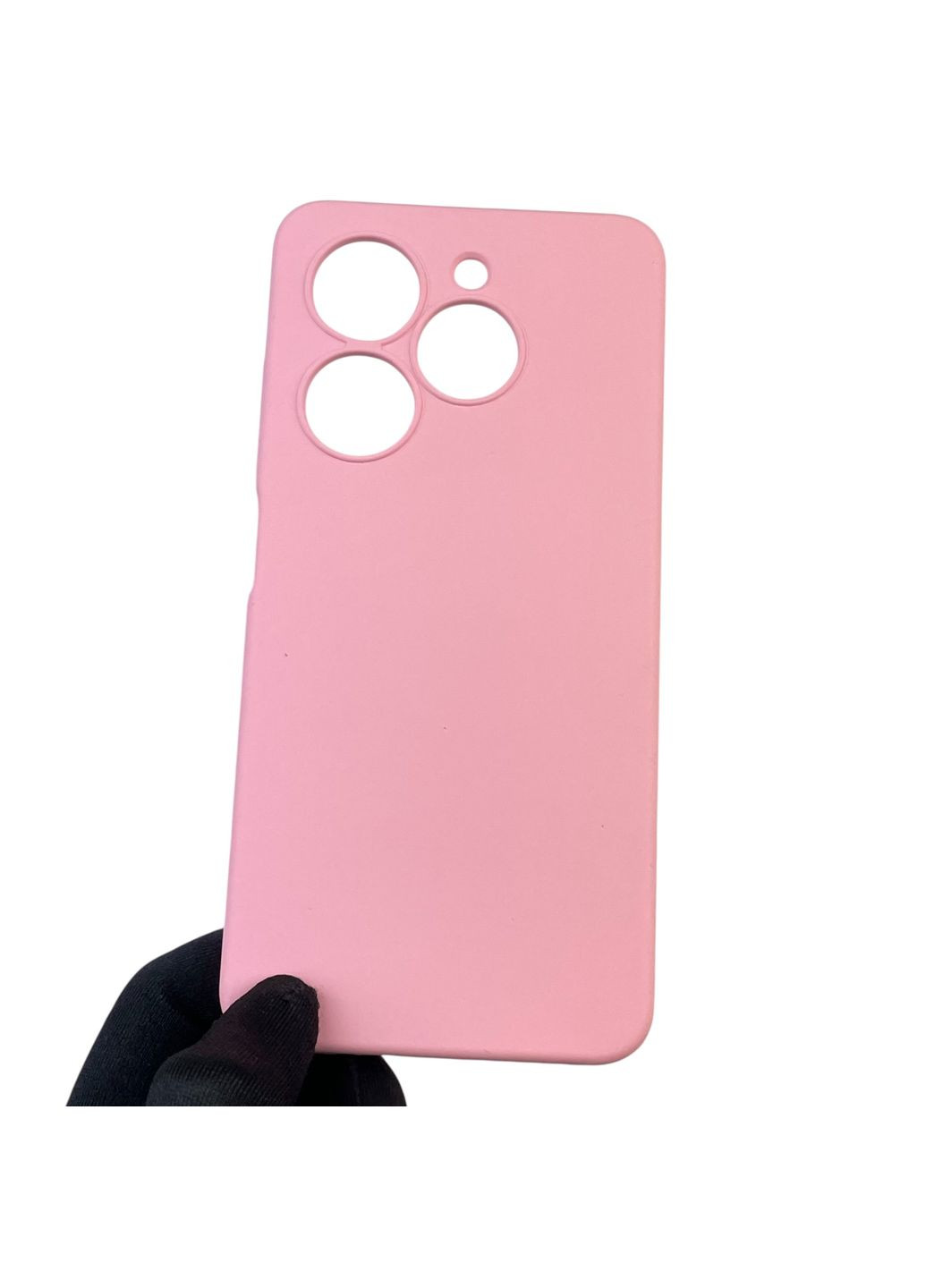 Чохол для Hot 40i (X6528B) силіконовий з мікрофіброю нековзний на інфінікс хот 40і рожевий Infinix (366390833)