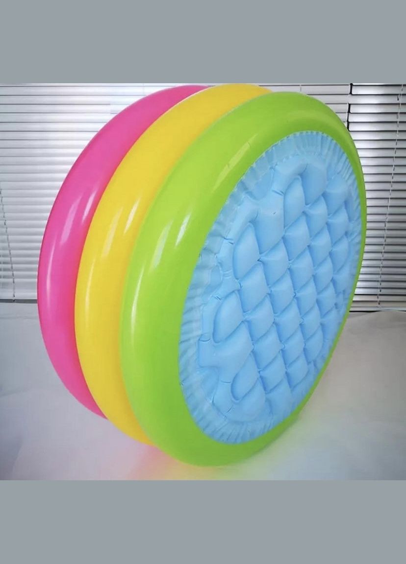 Бассейн "Радуга" 57412 NP с надувным дном на 136 литров Intex (327797302)